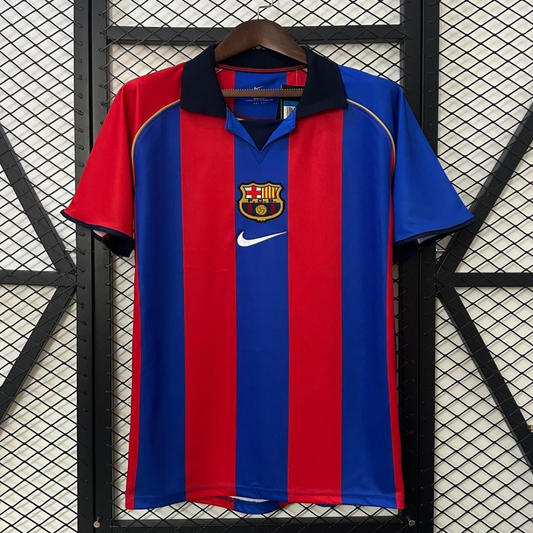 01/02 Retro Barcelona Home Jersey