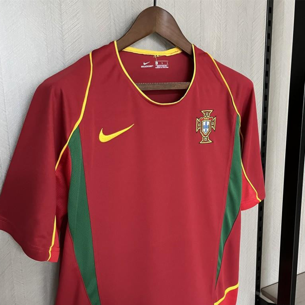 2002 Retro Portugal Home Jersey