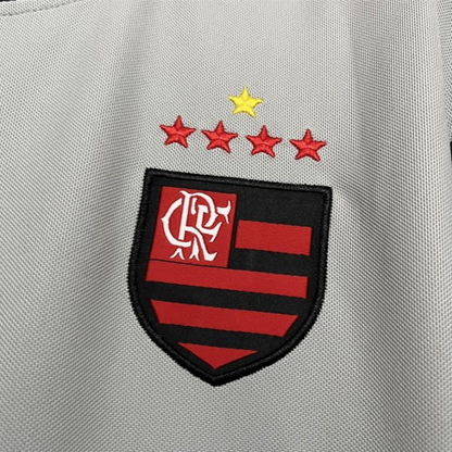 02/03 Retro Flamengo Grey Goalkeeper Long Sleeve Grey Jersey