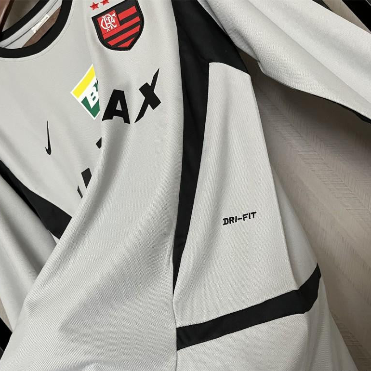 02/03 Retro Flamengo Grey Goalkeeper Long Sleeve Grey Jersey