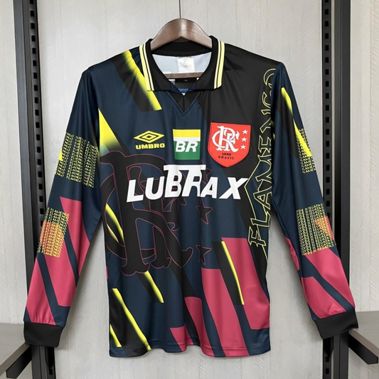 Retro1997/98 Flamengo Black Goalkeeper Long Sleeve Jersey