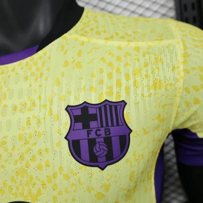 25/26 Player Version Barcelona Yellow 125Th Anniversary Jersey