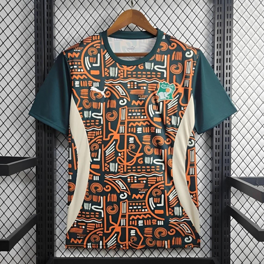 2024 Ivory Coast Pre-Match Train Jersey