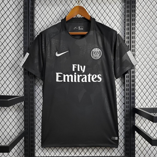 17/18 Retro PSG Black 2 Away Jersey