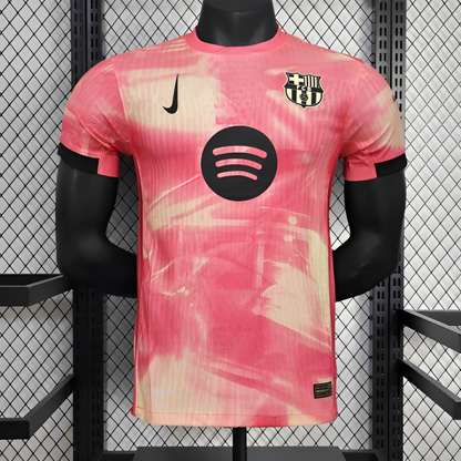 25/26 Player Version Barcelona 125th Anniversary Pink Special Edition Jersey