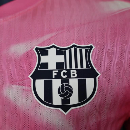 25/26 Player Version Barcelona 125th Anniversary Pink Special Edition Jersey