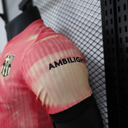 25/26 Player Version Barcelona 125th Anniversary Pink Special Edition Jersey