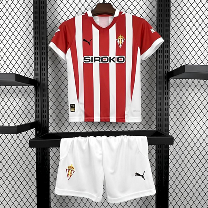 24/25 Kids Sporting De Gijon Home 16-28 Jersey
