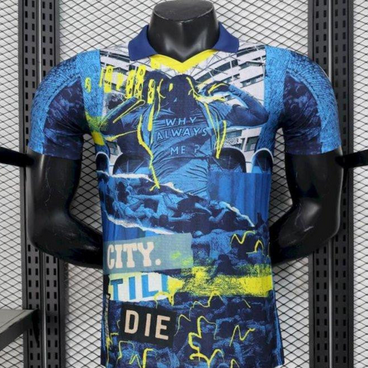 2025/26 Player Version Manchester City Blue Special Edition Jersey