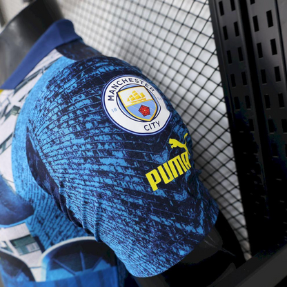 2025/26 Player Version Manchester City Blue Special Edition Jersey