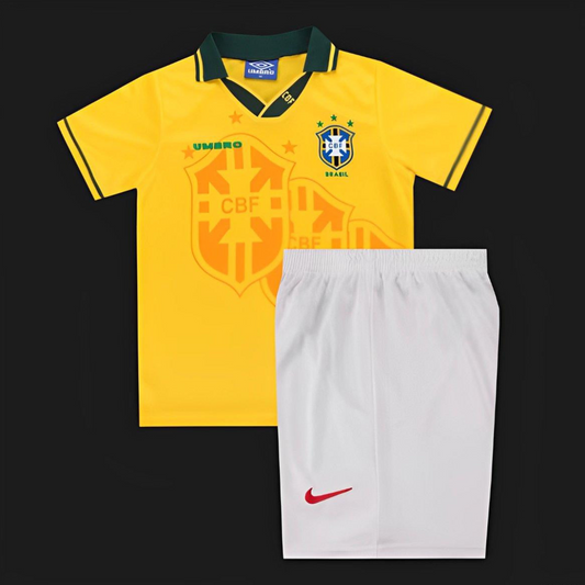 Retro Kids 1994 Brazil Home Jersey