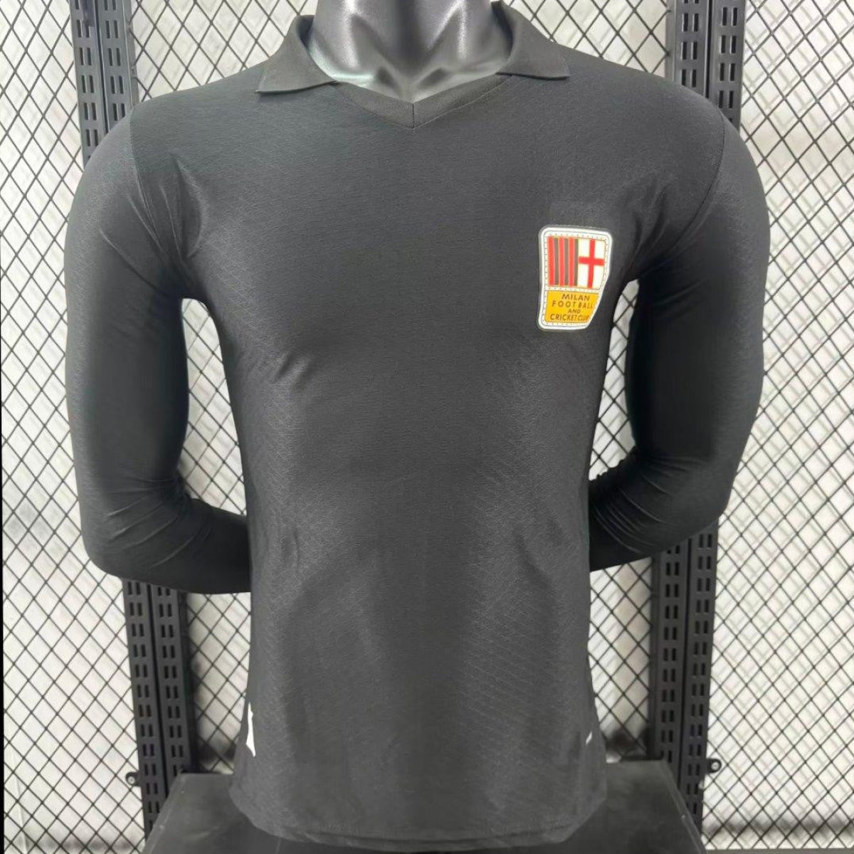 Player Version 24/25 AC Milan 125Th Anniversary Black Long Sleeve Jersey