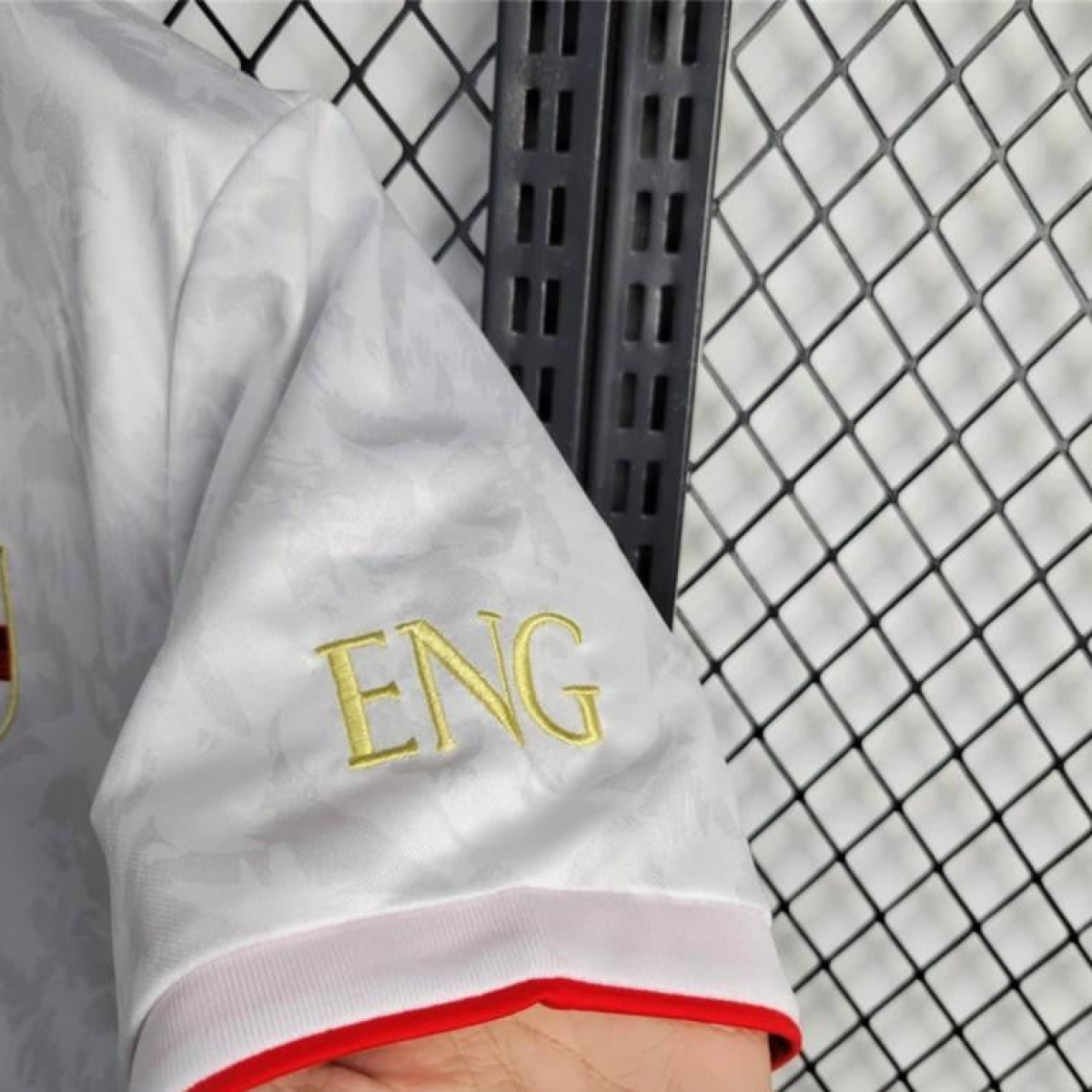 2024 England Comma White Footbal Jersey