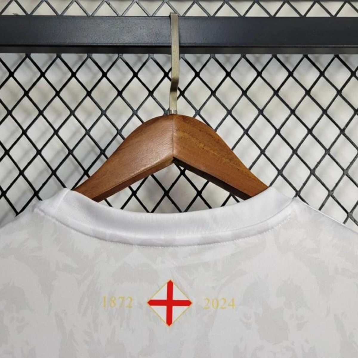 2024 England Comma White Footbal Jersey