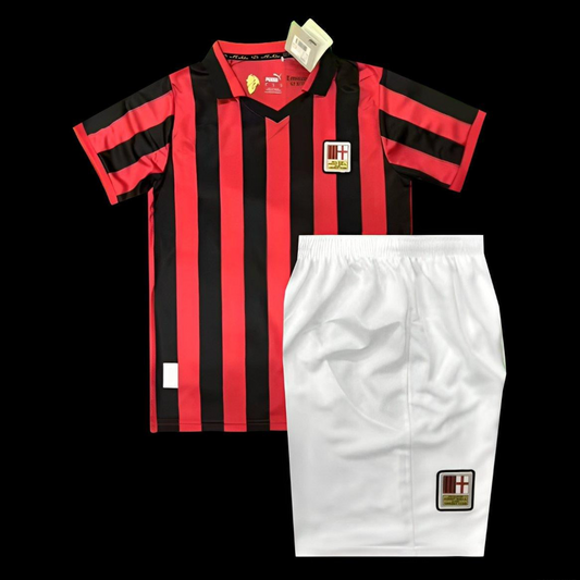 Kids 24/25 AC Milan Home 125Th Anniversary Jersey