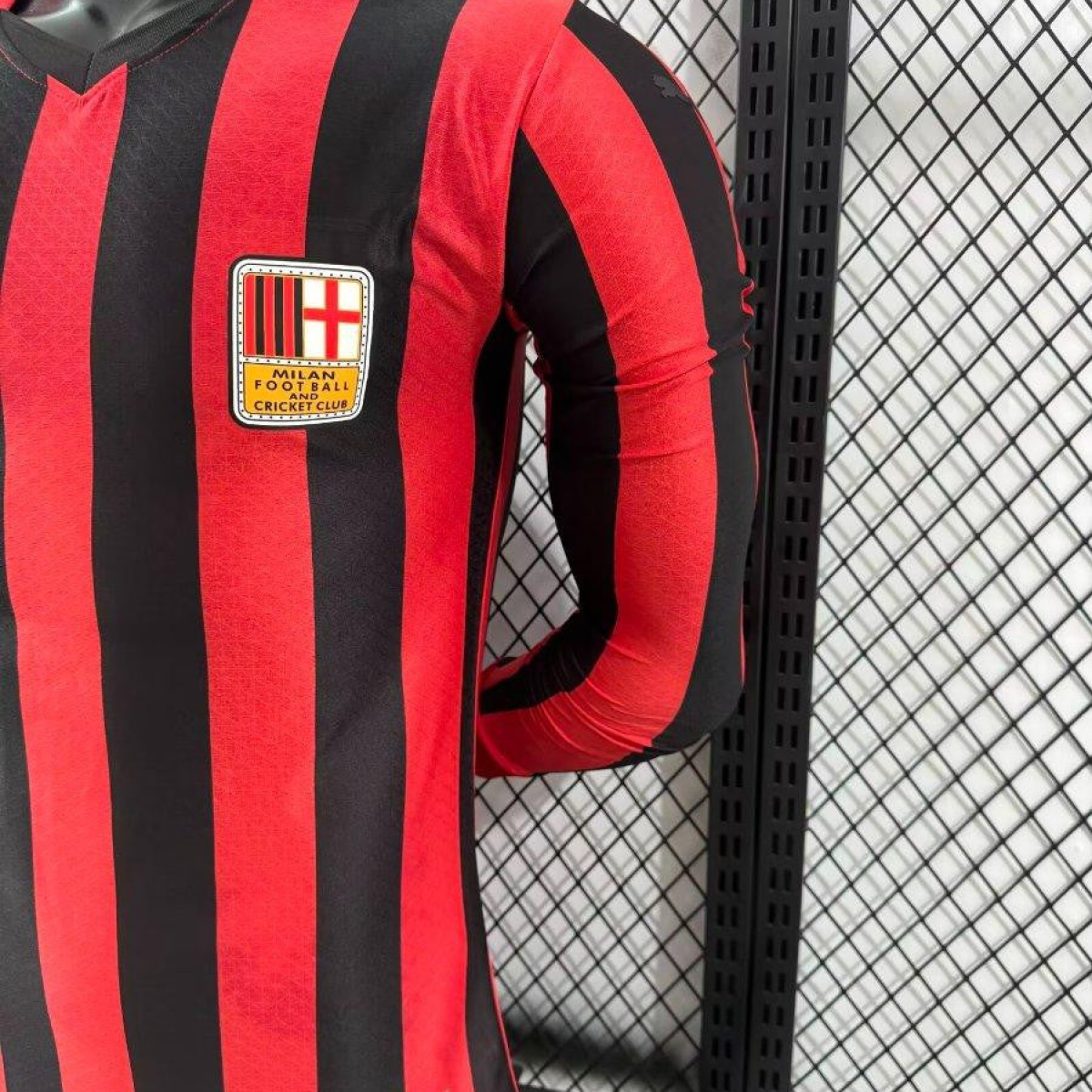 Player Version 24/25 AC Milan Home 125Th Anniversary Long Sleeve Jersey