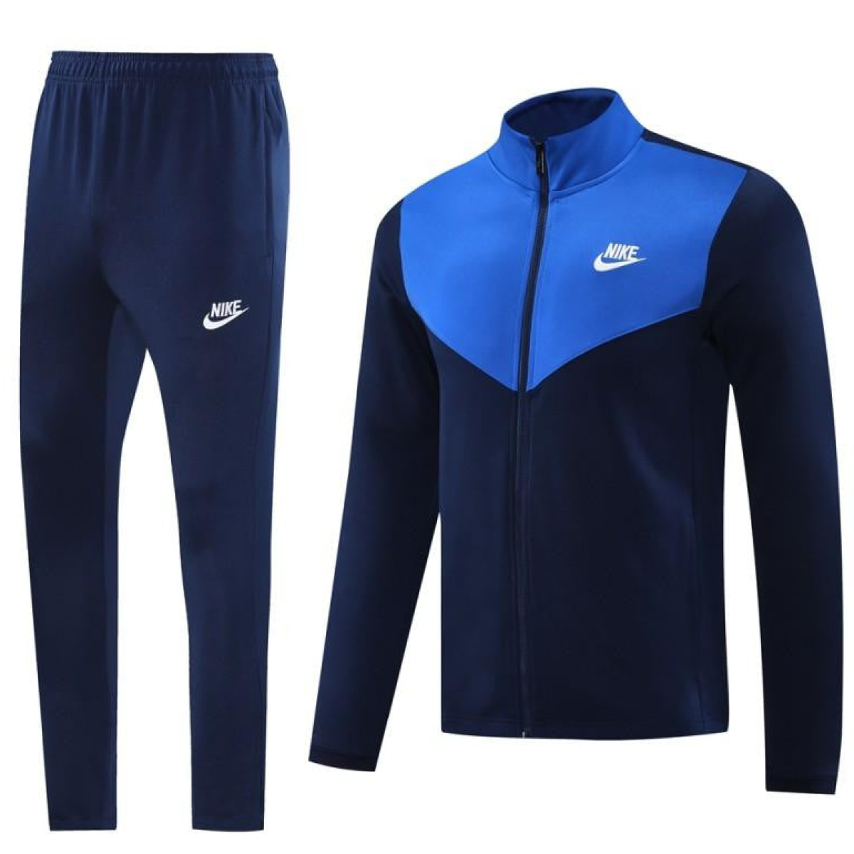 2024 NIKE Navy/Blue Full Zipper Jacket +Long Pants