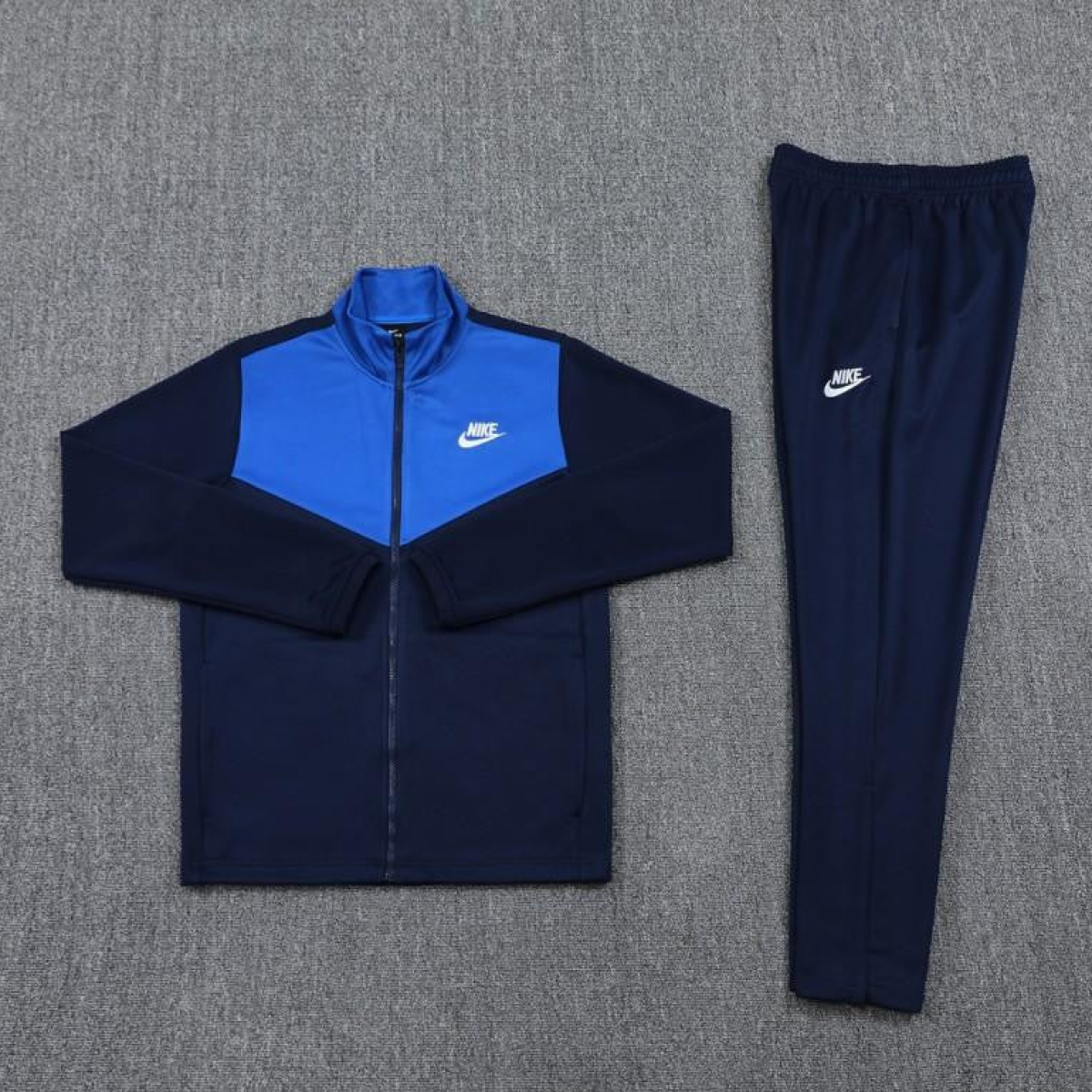 2024 NIKE Navy/Blue Full Zipper Jacket +Long Pants