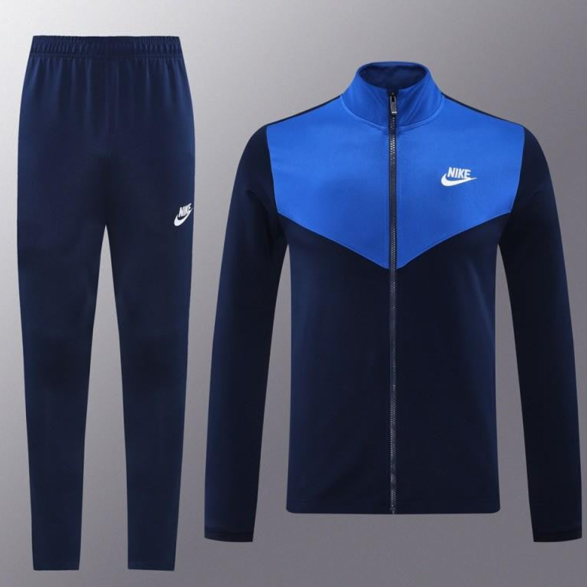2024 NIKE Navy/Blue Full Zipper Jacket +Long Pants