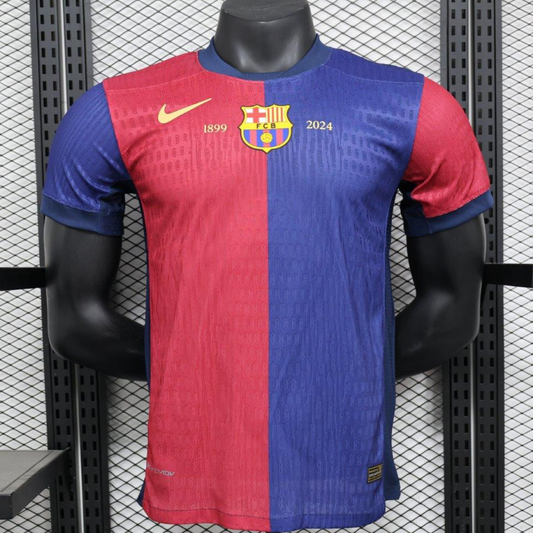 Player Version 24/25 Barcelona Home 125Th Anniversary 1899-2024 Printing Jersey