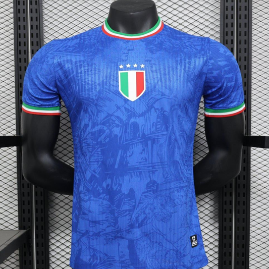 Player Version 2024 Italy Michelangelo Blue Special Training Jersey