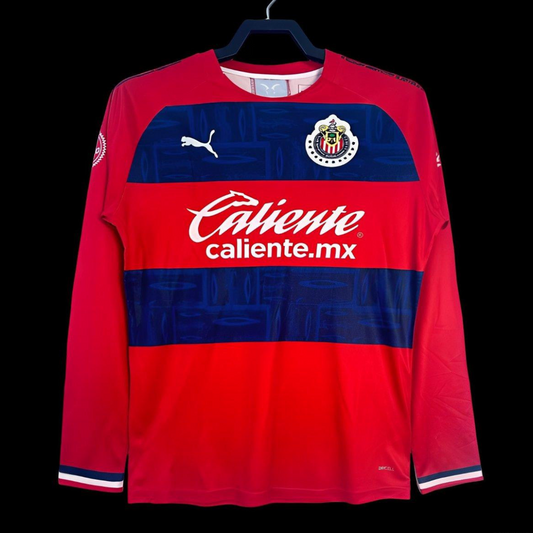 Retro 19/20 Chivas Guadalajara Away Long Sleeve Jersey