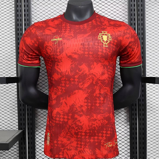 Player Version 2024 Portugal Comma Football Champions Of Europe Jersey