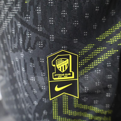 Player Version 24/25 Al-Ittihad Third Black Jersey