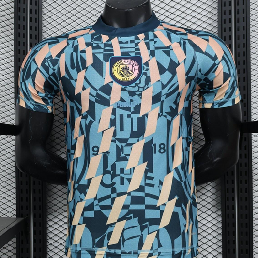 Player Version 24/25 Manchester City Plaid Special Jersey