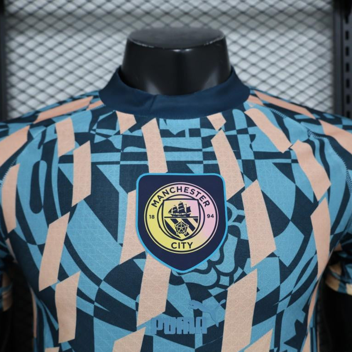 Player Version 24/25 Manchester City Plaid Special Jersey