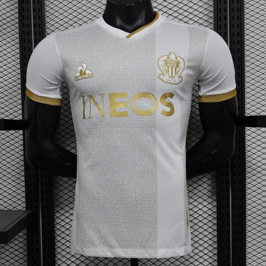 Player Version 24/25 Nice Away White Jersey