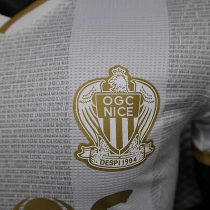 Player Version 24/25 Nice Away White Jersey
