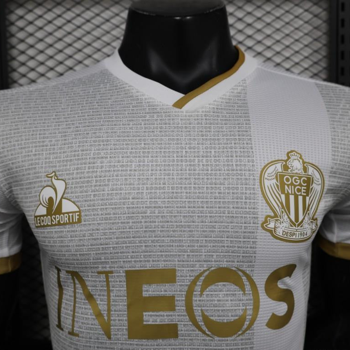 Player Version 24/25 Nice Away White Jersey