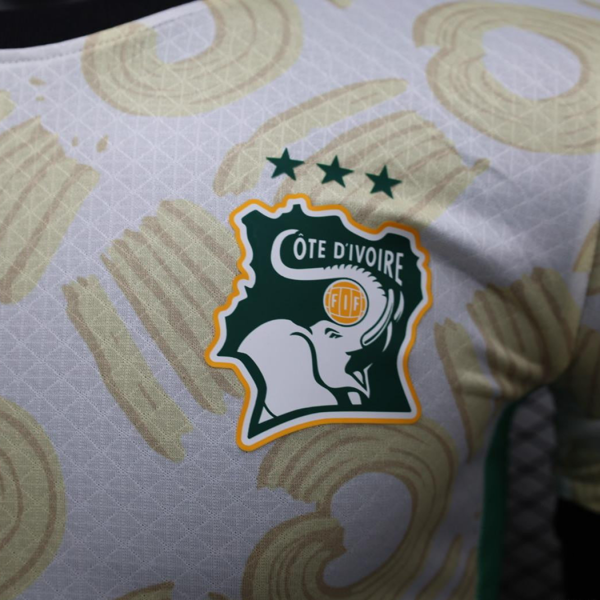 Player Version 2024 IVORY COAST Away White Jersey