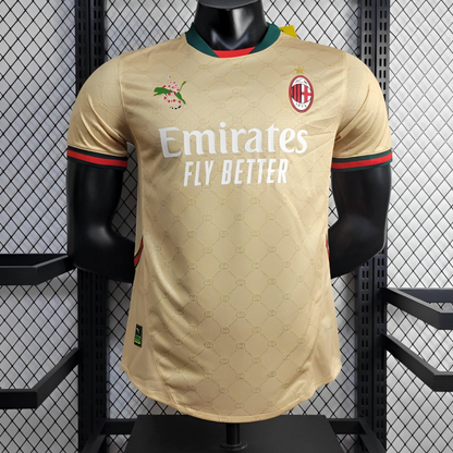Player Version 24/25 AC Milan x Gucci Golden 125th Anniversary Jersey
