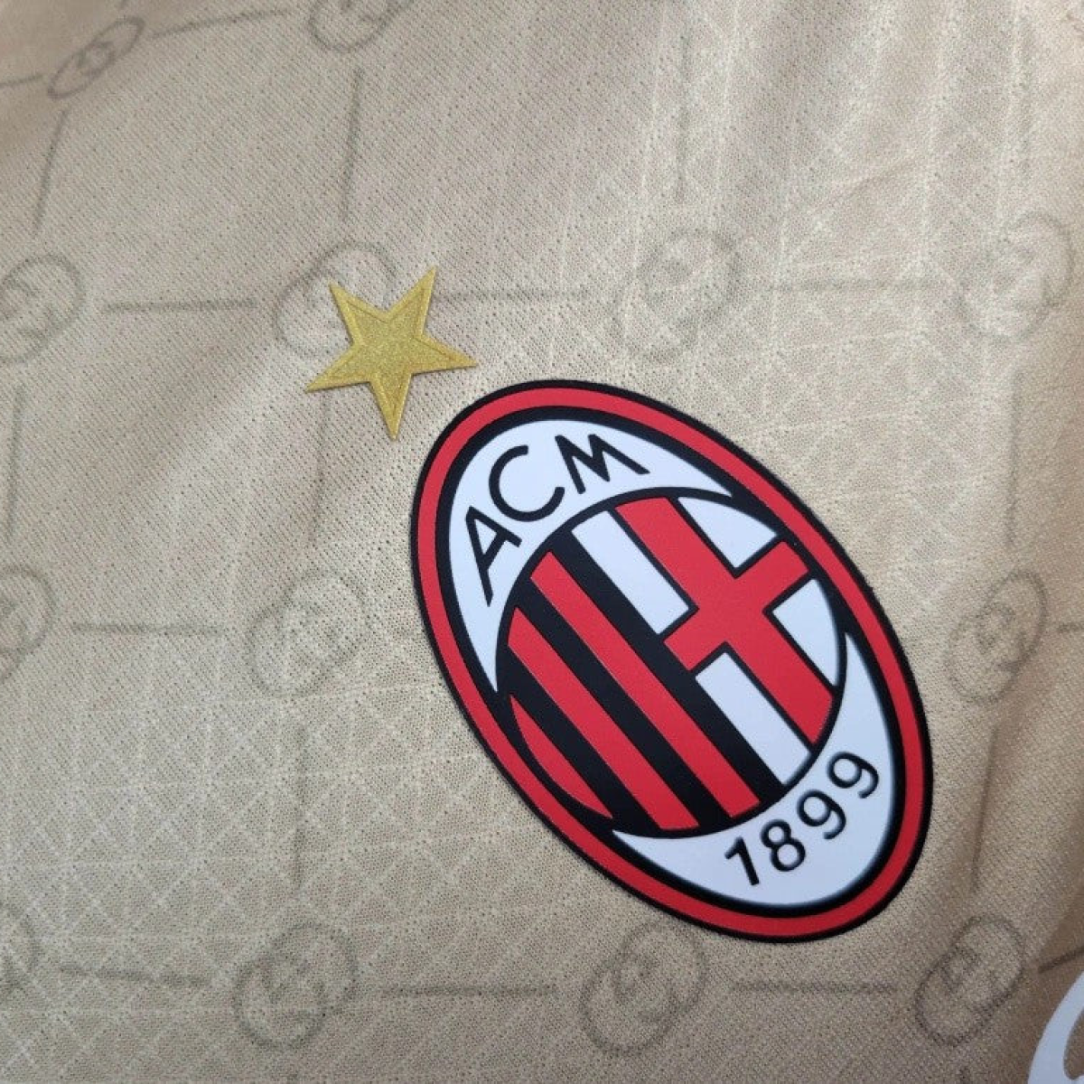 Player Version 24/25 AC Milan x Gucci Golden 125th Anniversary Jersey