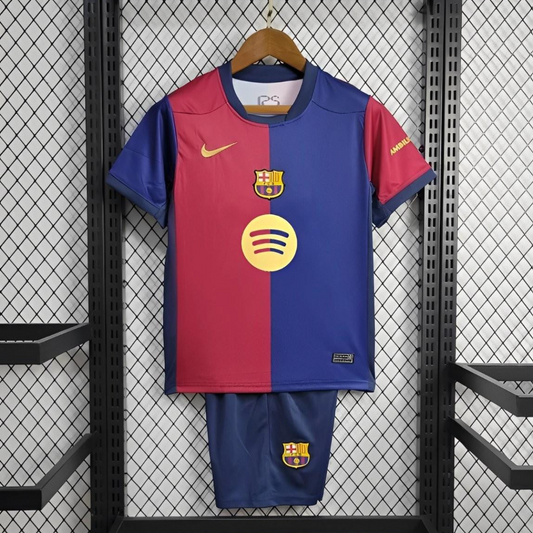 24/25 Kids Barcelona Home 125th Anniversary Jersey