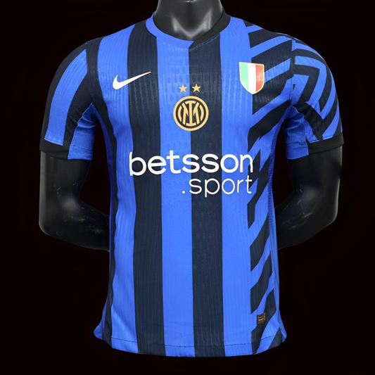Player Version 24/25 Intern Milan Home Jersey With Scudetto Patch
