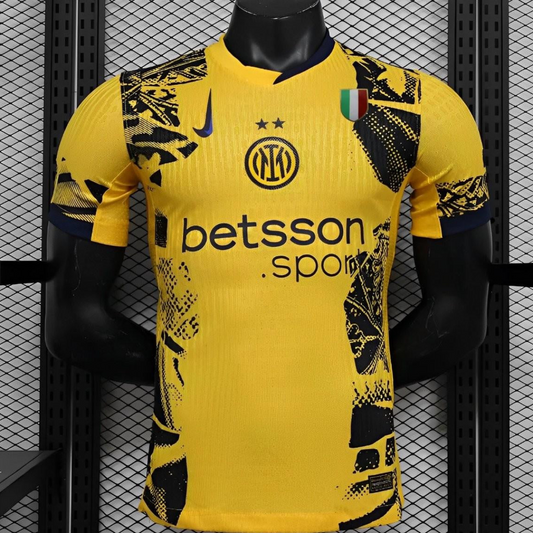Player Version 24/25 Inter Milan Third Yellow Jersey