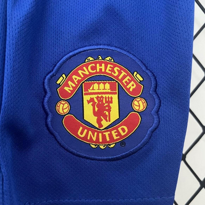 Retro 24/25 Kids Manchester United Third Blue Jersey
