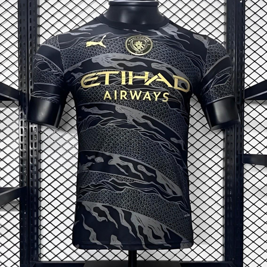 Player Version 24/25 Manchester City Black Dragon Special Jersey