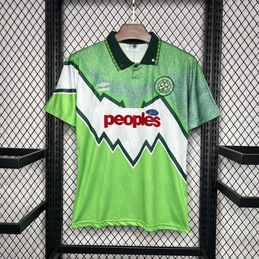 Retro 91/92 Celtic Away Green Jersey