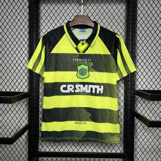 Retro 96/97 Celtic Away Yellow/Black Jersey