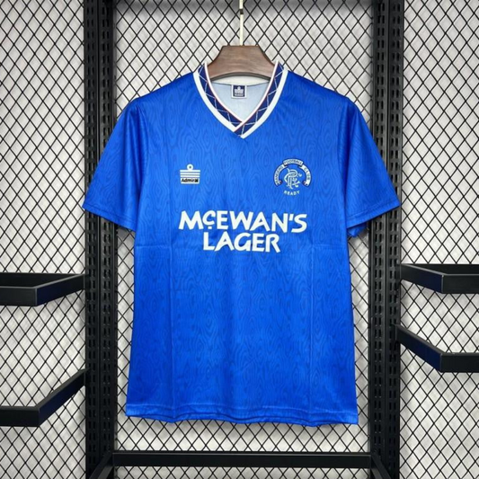 Retro 90/92 Glasgow Rangers Home Jersey