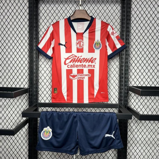 24/25 Kids Chivas Guadalajara Home Jersey