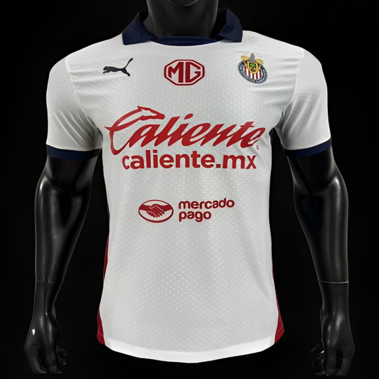 Player Version 24/25 Chivas Guadalajara Away White Jersey