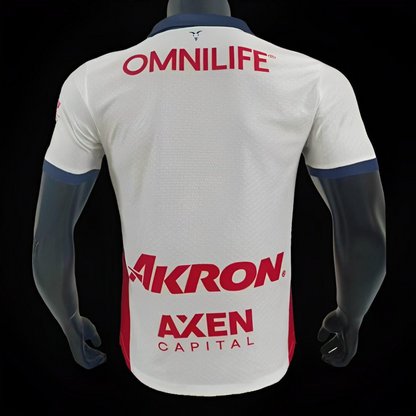 Player Version 24/25 Chivas Guadalajara Away White Jersey