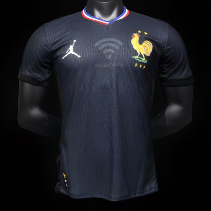 Player Version 2024 France x Balenciaga Navy Special Jersey