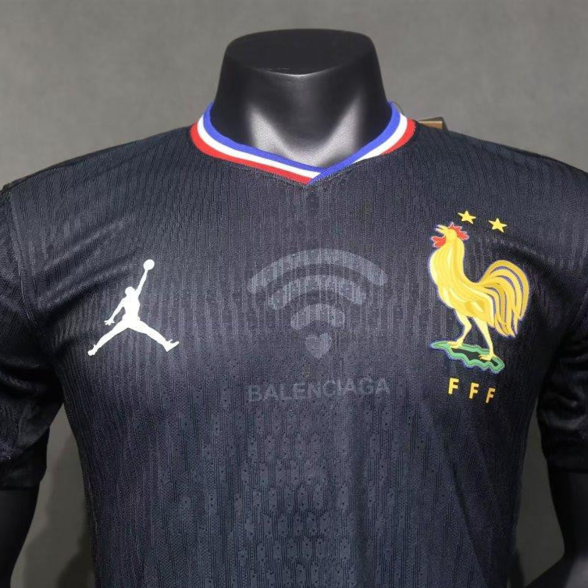 Player Version 2024 France x Balenciaga Navy Special Jersey