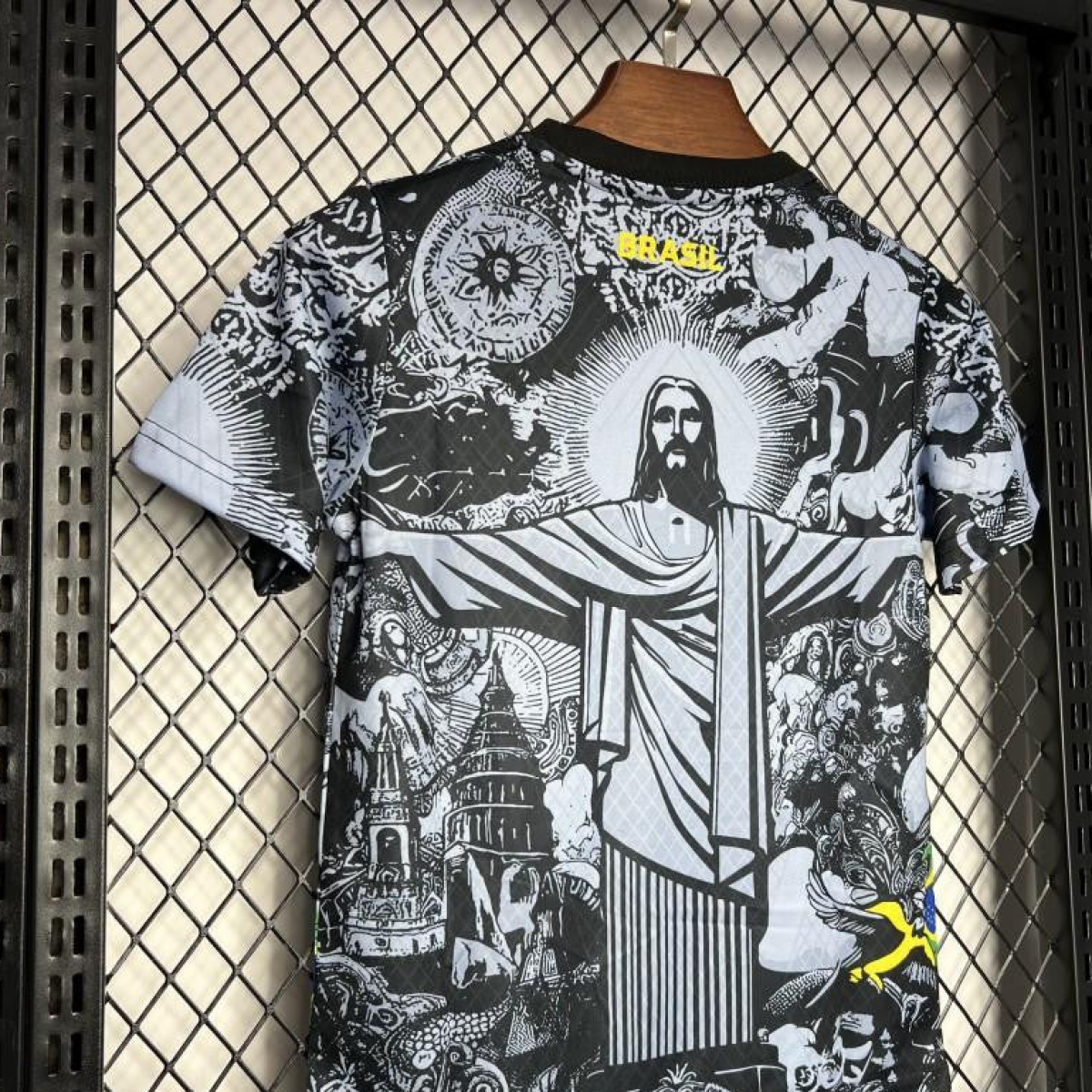 2024 Kids Brazil Christ The Redeemer Grey Special Jersey